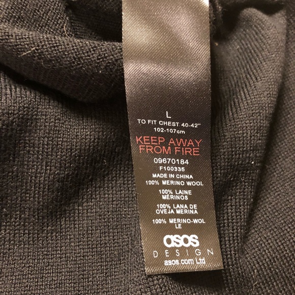 NWT ASOS Wool Turtleneck - Picture 3 of 5
